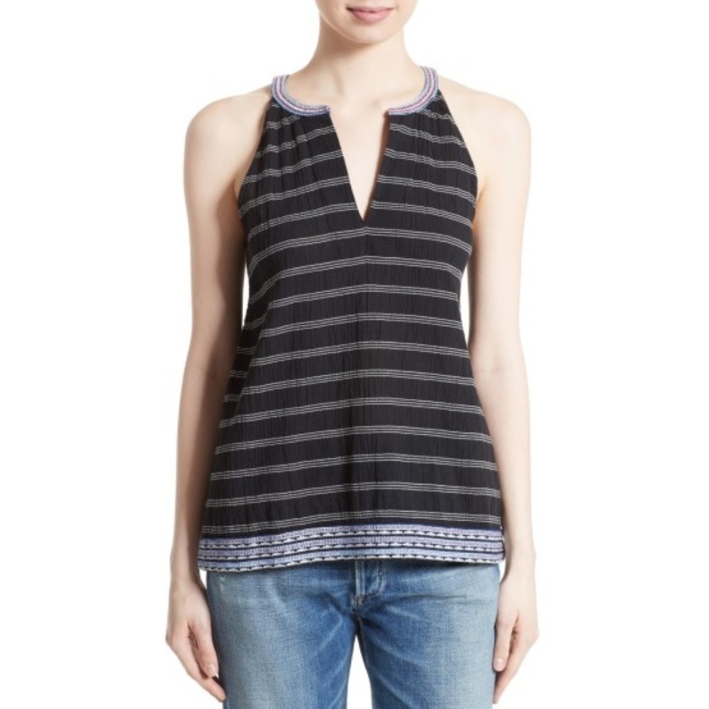 Soft Joie 'Heather' Embroidered Sleeveless Top